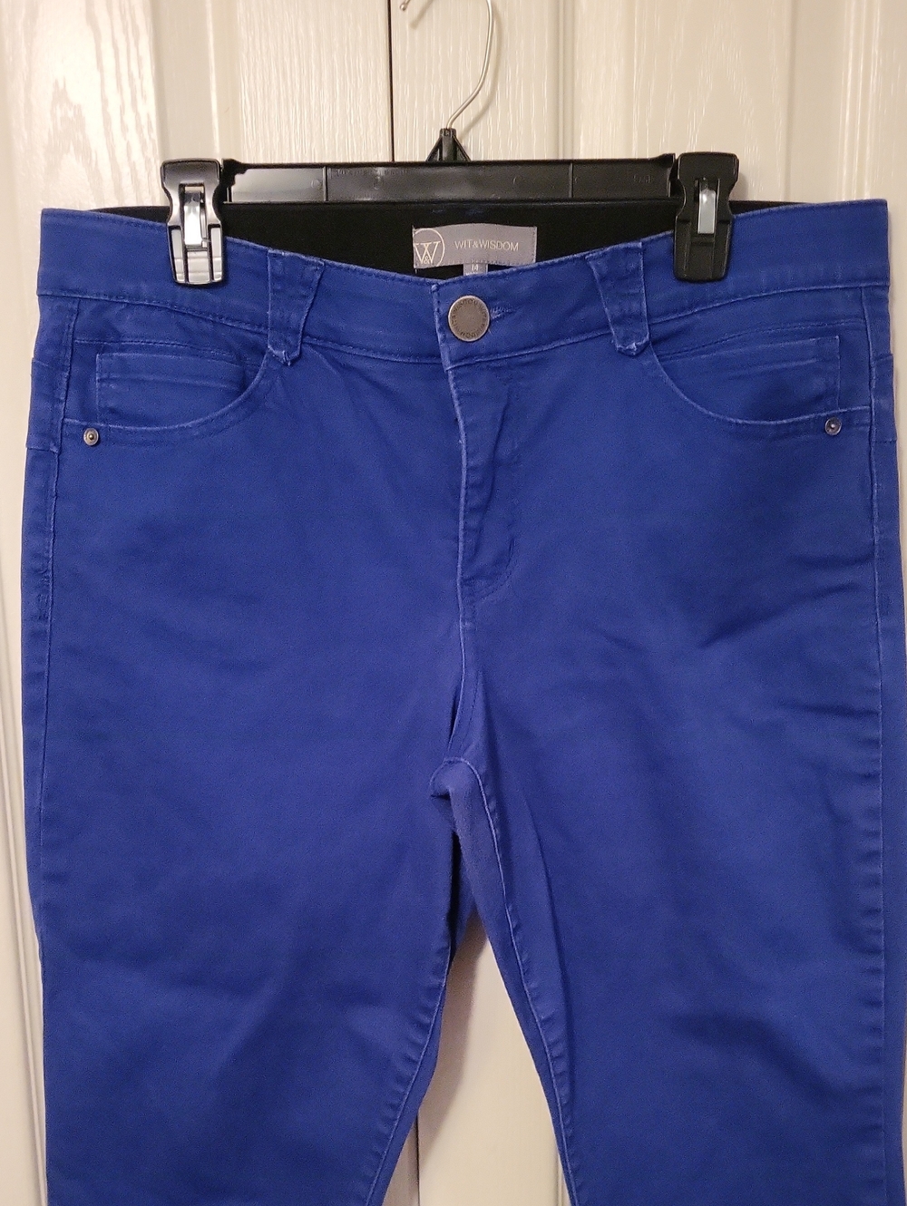 Wit & Wisdom Electric Blue Skinny Jeans